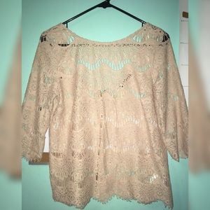 Zara’s See-through top with zipper in the back